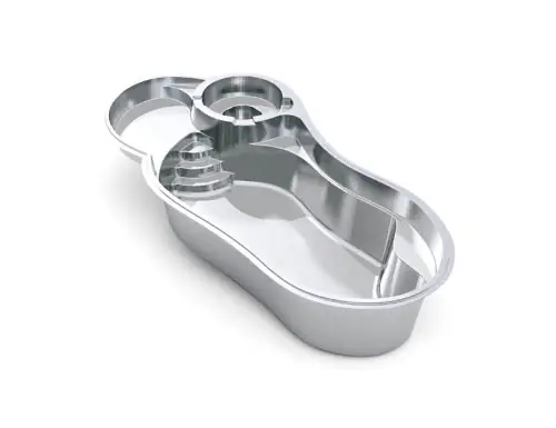 The Allure™ Fiberglass Pool 3D image